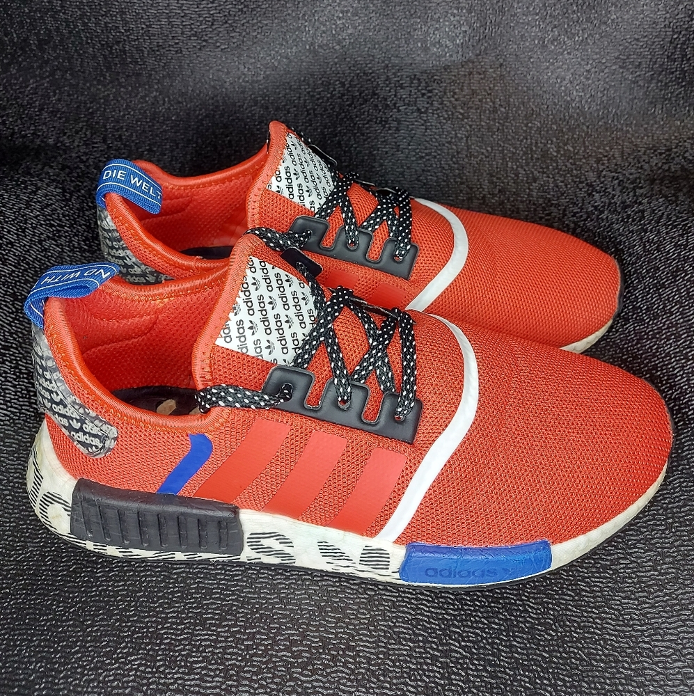 Adidas NMD R1 Transmission Pack Active Red Size 8.5 mens